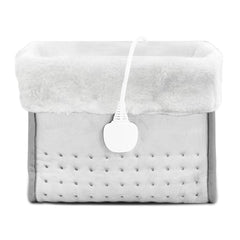 SWANEW Fußwärmer, Waschbarem, mit 10 Temperaturstufen, 45/90/120 Minuten Timer, Elektrische Fußheizung geeignet bis Schuhgröße 46