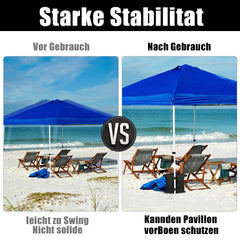 SWANEW Pavillon Gewichte 4er Set Gewichtssäcke Sandsäcke Pavillonstandfüße Schwarz