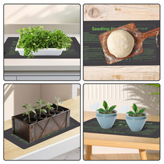 SWANEW Heizmatte Pflanzen mit Thermostat, Wärmematte, IP67 Wasserdicht, 27W/55W