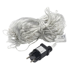 SWANEW LED Lichternetz Außen LED Lichtervorhang Lichterkette Netzlicht mit 8 Modi,  Memory-Funktion, IP44 Wasserdicht [Energieklasse G]