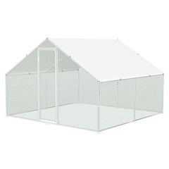 SWANEW Hühnerstall Freilaufgehege, 3x3x2m Voliere, Kleintierstall