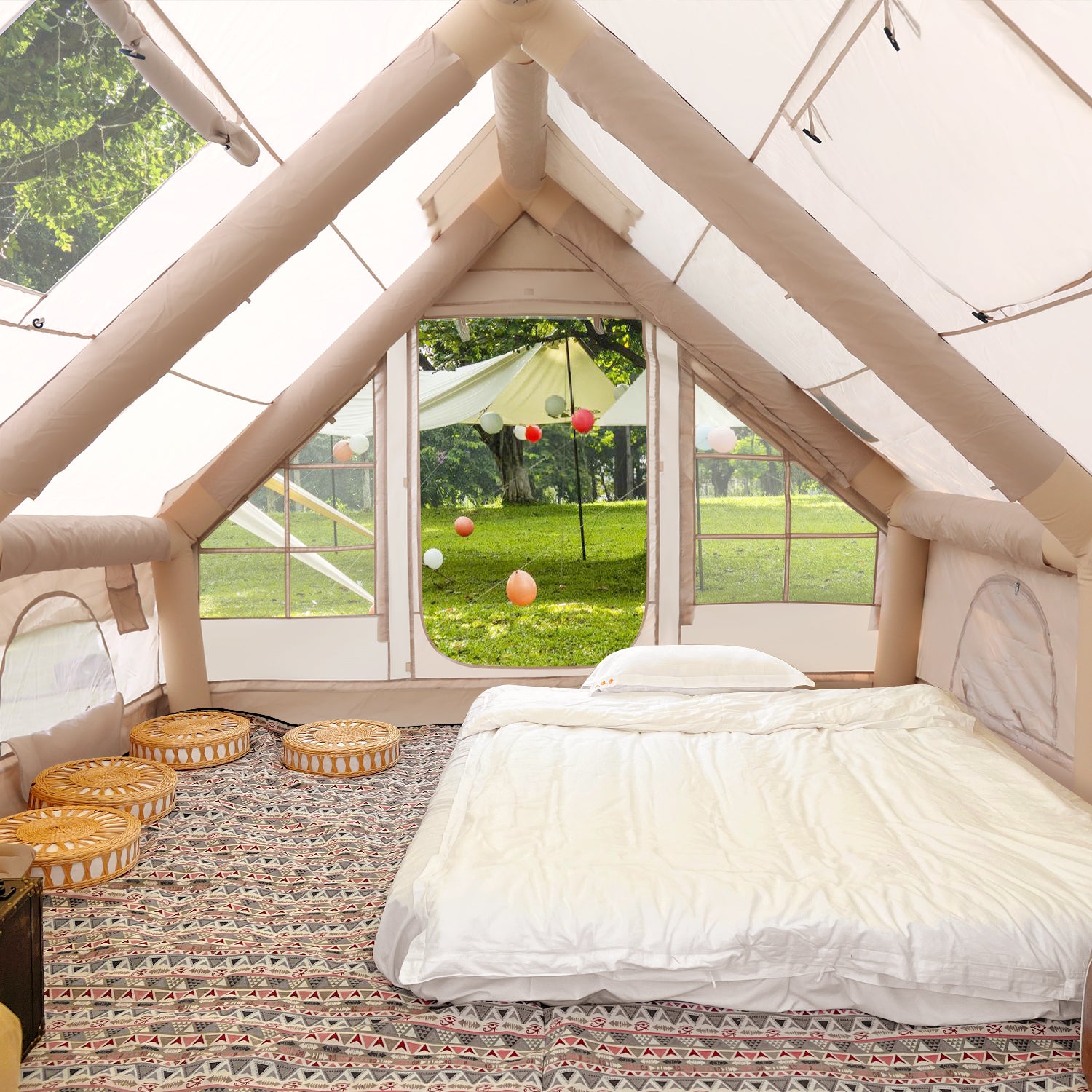 SWANEW Aufblasbares Gampingzelt