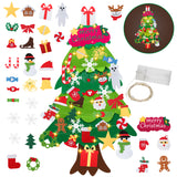 SWANEW Filz Weihnachtsbaum, DIY Lichterketten für Kinder