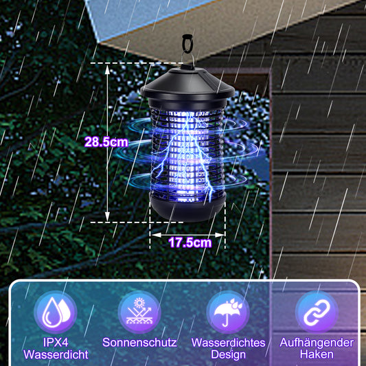SWANEW 18W Insektenvernichter Transportable Insektenfalle Mücken Mückenlampe UV-Lampe