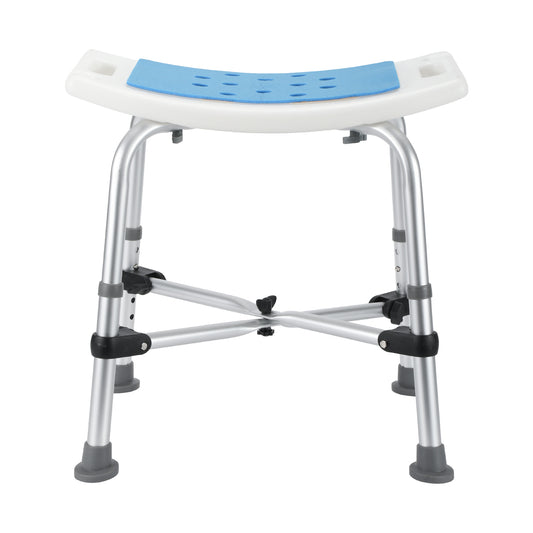 Duschstuhl mit Doppelt Verstärkter Querbalken und Kissen