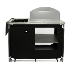 SWANEW Faltbar Campingküche,Campingschrank mit Tragetasche,Alu Outdoor Camping Küche,Zeltschrank,Küchenbox