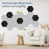 SWANEW Akustikplatten, Akustikpaneele Selbstklebend, Schallabsorber, Schalldämmwand Filz