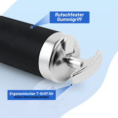 SWANEW Einhand Fettpresse mit Pistolengriff 8000PSI Handhebelfettpresse inkl. Flexschlauch und Gerades Metallrohr, Pistolenfettpresse Kompatibel mit 400g Kartusche oder Loses Fett