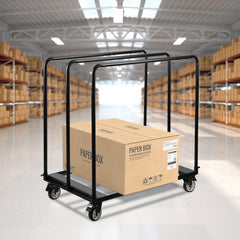 SWANEW Plattenwagen, Transportwagen, Tragkraft bis 680kg, für Gipskartonplatten, Holzplatten