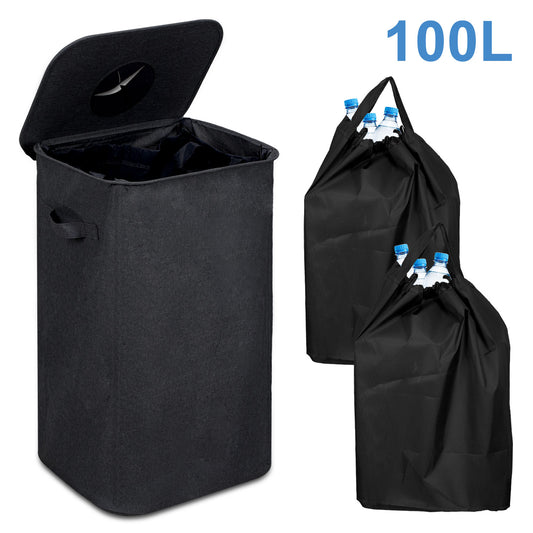 SWANEW 100L pfandflaschen, aufbewahrung, Flaschensammler, Faltbarer Fächer Sammelbehälter