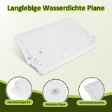 SWANEW Hühnerstall Freilaufgehege, 3x3x2m Voliere, Kleintierstall