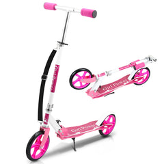 Kinderscooter Aluminium mit 205 mm Rädern & 3-fach höhenverstellbar