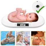 SWANEW Babywaage Flach Digitalwaage Stillwaage Tierwaage, fuer Neugeborene bis 20kg mit LCD-Display, Weiss (56cm x 35cm x 4.5cm)¡­