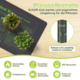 SWANEW Heizmatte Pflanzen mit Thermostat, Wärmematte, IP67 Wasserdicht, 27W/55W