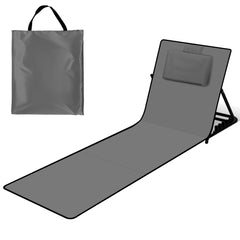 SWANEW Strandmatte, Strandliege Klappbar Beachmatte, 5-stufig Verstellbar Rückenlehne