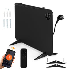 SWANEW Infrarotheizung, 450W  Elektroheizung, Standgerät, Wandmontage