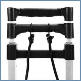 SWANEW Treppensteiger sackkarre klappbar, bis 75kg, Transportkarre extra Langer Teleskopgriff 100 cm, Aluminium treppensackkarre