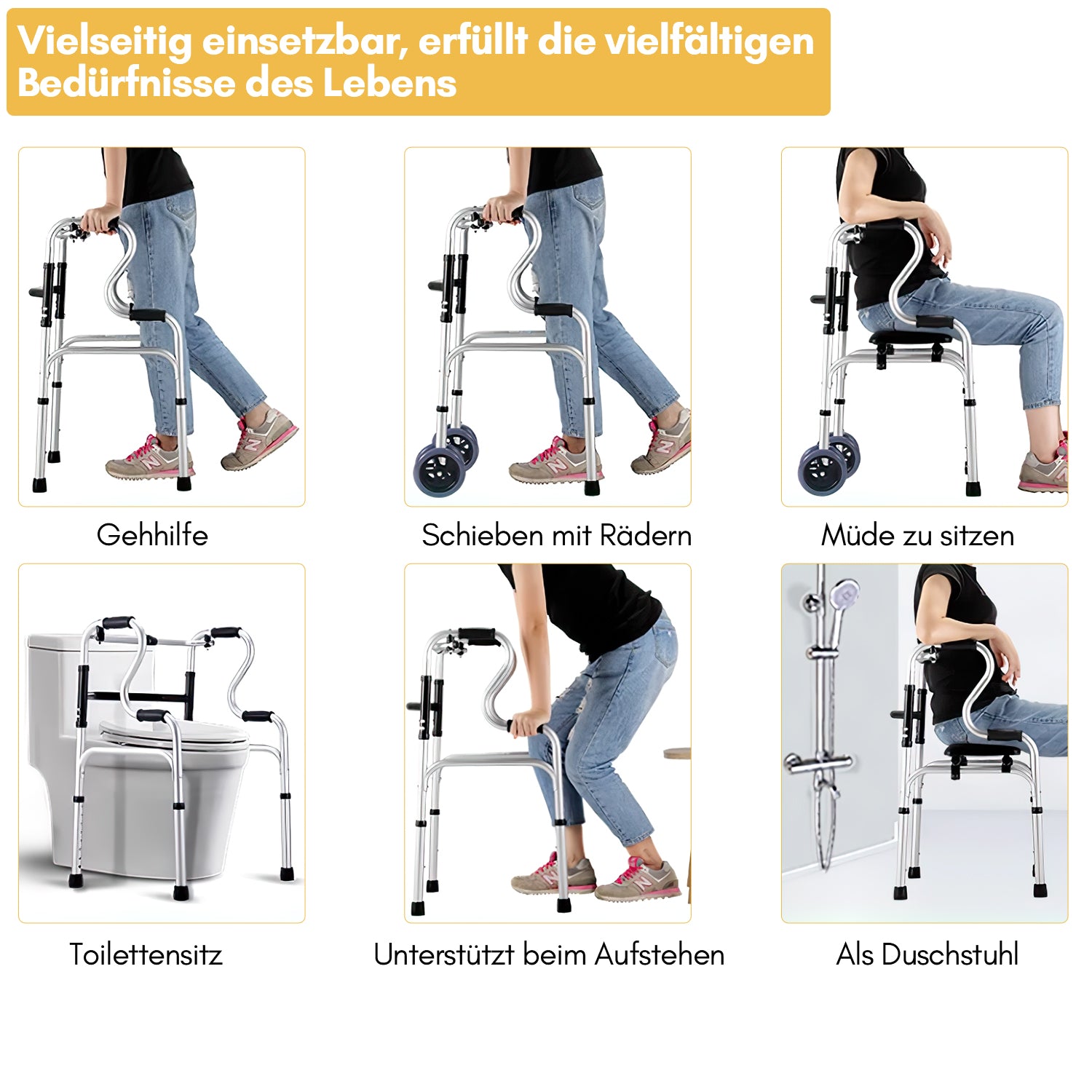 Gehhilfe für Senioren