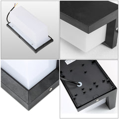 SWANEW LED Wandleuchte 18W LED Wandlampe Sensor Wandleuchte IP65 Außenleuchte mit Bewegungsmelder