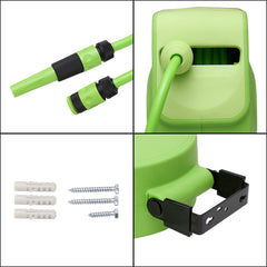 SWANEW Schlauchaufroller Automatik Trommel Wasserschlauch Druckluftschlauch 10/20/30m Druckluftschlauch Aufroller Schlauchtrommel Wasser