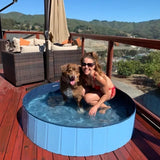Tragbarer Hunde-Minipool zum Baden und Duschen