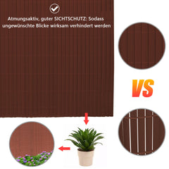 PVC Garten-Sichtschutzmatte Balkon Sichtschutz