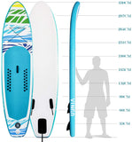 SWANEW Surfboard Set SUP Board Kajak-Sitz Stand Up Paddle Fortgeschrittene 305-330cm