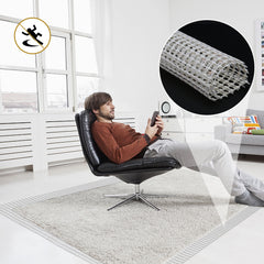 Zuschneidbare rutschfeste Teppichmatte für den Haushalt, laminiert mit rutschfestem Netz