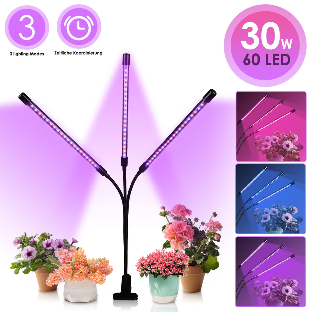 LED 40W/30W Vollspektrum-Pflanzenlicht Wachstumslicht