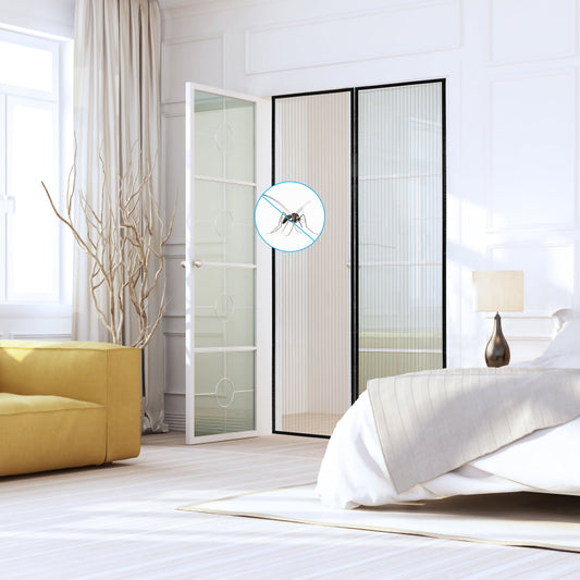 Moskitoabweisender Vorhang mit Anziehungsmagneten Polyester-Türvorhang