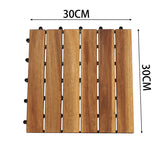 SWANEW DIY-Holzböden für den Garten Terrassendielen Balkon dekorative Bodenbeläge
