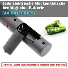 3-teiliges elektrisches Mückenklatschen-Set / Doppelnetz