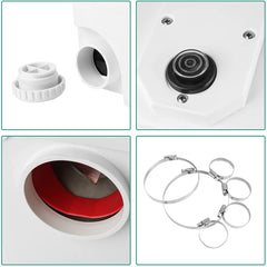 4 in 1 Schmutzwasserpumpen Hebeanlage Fäkalienpumpe 700w