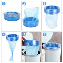 SWANEW Nachfüllkassetten für Angelcare/Genie Windeleimer, 10m,  Fasst bis zu 280 Windeln. (4-er oder 8-er pack)