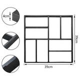 DIY-Gartenpflasterung form Modell Terrassenset Modelle für Fußböden