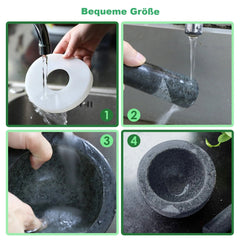 Granit Stampfwerkzeug Küchenutensilien Gewürzsauce Reacher