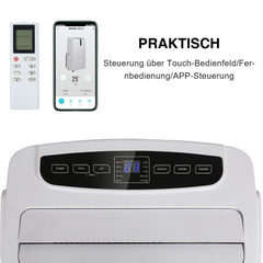 SWANEW WiFi 12000 BTU Mobile Klimaanlage 5in1 Klimagerät Räume Kompakt Kühlen Fernbedienung