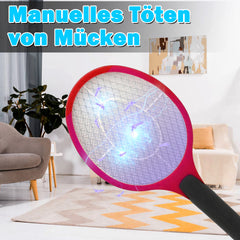 3-teiliges elektrisches Mückenklatschen-Set / Doppelnetz