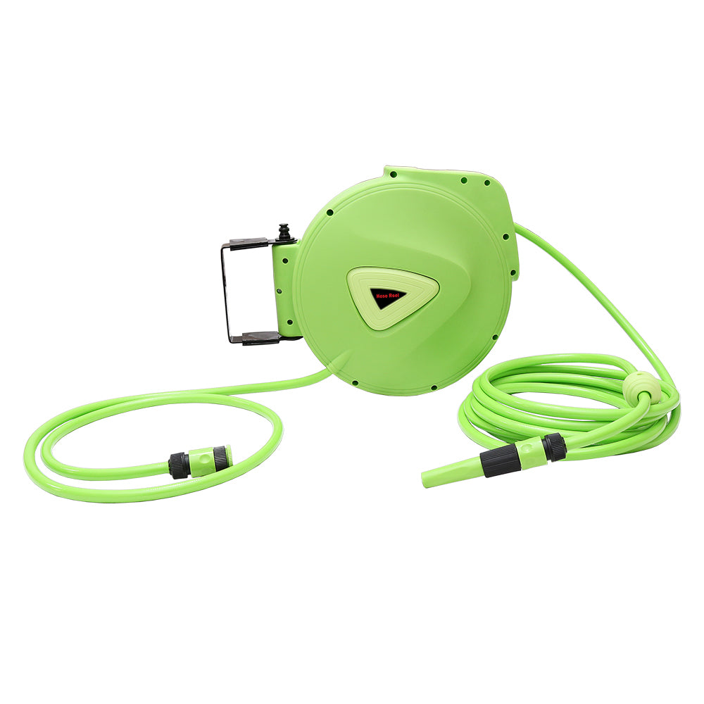 SWANEW Schlauchaufroller Automatik Trommel Wasserschlauch Druckluftschlauch 10/20/30m Druckluftschlauch Aufroller Schlauchtrommel Wasser