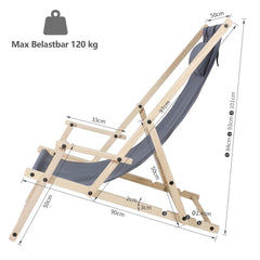 Swanew Klappstühle für drinnen und draußen Strandstühle aus Segeltuch