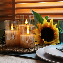 Fernbedienung romantisches Kerzenlicht 3-teiliges Set