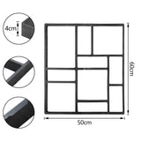 DIY-Gartenpflasterung form Modell Terrassenset Modelle für Fußböden