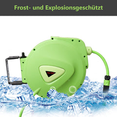 SWANEW Schlauchaufroller Automatik Trommel Wasserschlauch Druckluftschlauch 10/20/30m Druckluftschlauch Aufroller Schlauchtrommel Wasser