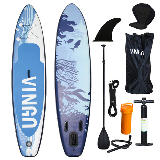 SWANEW Surfboard Set SUP Board Kajak-Sitz Stand Up Paddle Fortgeschrittene 305-330cm