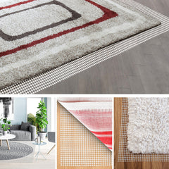 Zuschneidbare rutschfeste Teppichmatte für den Haushalt, laminiert mit rutschfestem Netz