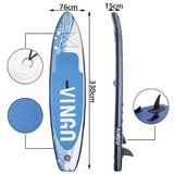 SWANEW Surfboard Set SUP Board Kajak-Sitz Stand Up Paddle Fortgeschrittene 305-330cm