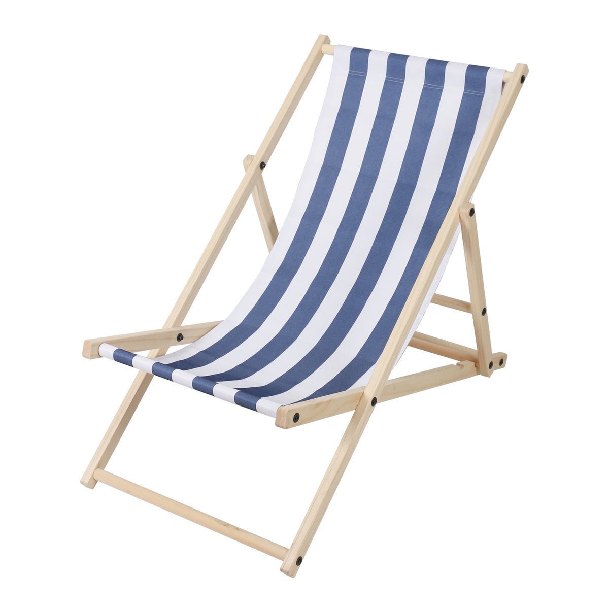 Swanew Klappstühle für drinnen und draußen Strandstühle aus Segeltuch