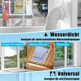 SWANEW Fensterabdichtung Klimaanlagen Klimagerät Hot Air Stop Abluftschlauch 4M Tragbar