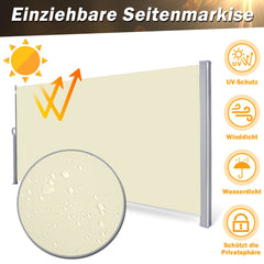 Sichtschutz für Gartenbalkone Ausziehbarer Sonnenschutz-Sichtschutz  1.8M*3M