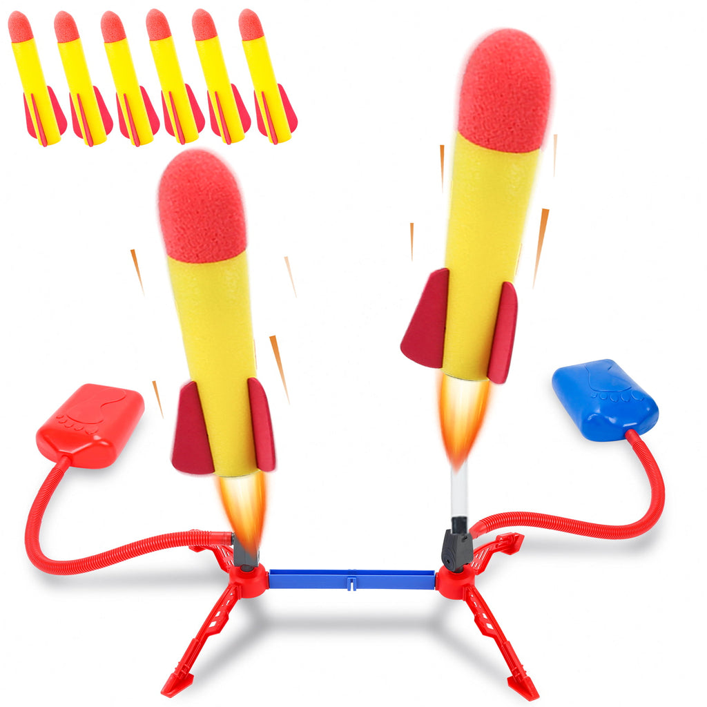 Kinderspielzeug aufblasbare Raketenwerfer Rakete Spielzeug light-up